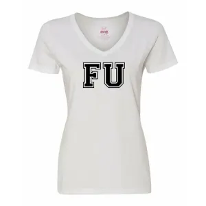 Bad FUVLGWH Fu Ladies Shirt  Large