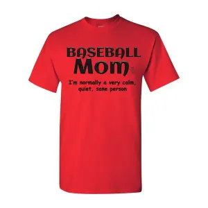 Bad BASTSMRD Baseball Mom T-shirt Small