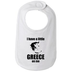 Bad GREBIBWH I Have A Little Greece On Me Baby Bib One Size