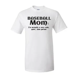 Bad BASTMEWH Baseball Mom T-shirt Medium