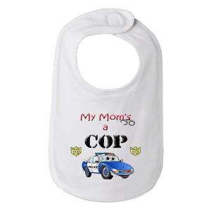 Bad COPMBIBWH My Mom Is A Cop Police Baby And Toddler Bib  One Size