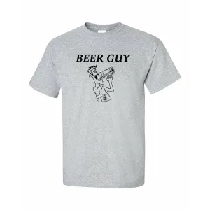 Bad BEETXLGR Beer Guy Shirt  Xlarge