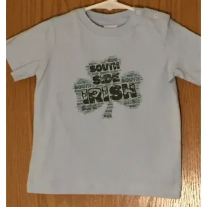 Bad YTHIRI2TMEBL South Side Shamrock Irish Youth T-shirt Youth Medium