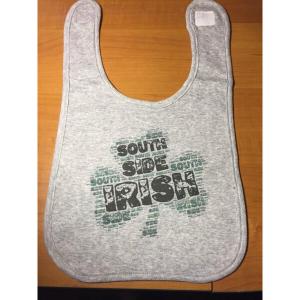 Bad SOUBIBGR South Side Irish Shamrock Baby Bib  One Size