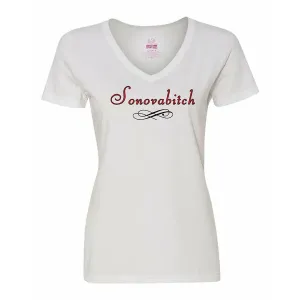 Bad SONVSMWH Sonovabitch Ladies Shirt Small