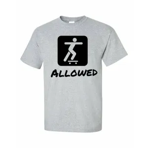 Bad YTHSKATSMGR Skateboarding Allowed Youth T-shirt Youth Small