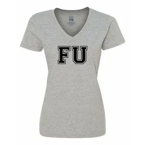 Bad FUVLGGR Fu Ladies Shirt  Large