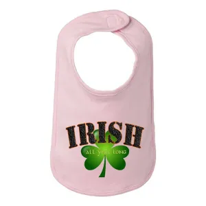 Bad IRIBIBPK Irish All Year Long Baby Bib One Size