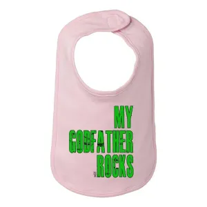 Bad GODBIBPK My Godfather Rocks Cute Baby And Toddler Bib  One Size