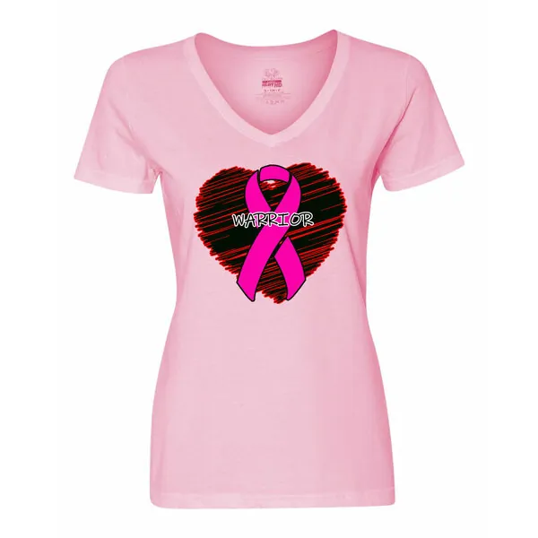 Bad WARVLGPK Warrior Cancer Ladies Shirt  Large