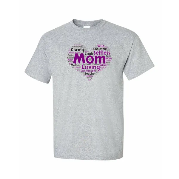 Bad MHETXLGR Mom Is My Heart Shirt Xlarge