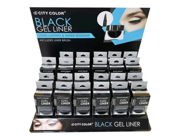 Bulk MK399 Black Gel Eyeliner In Countertop Display