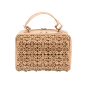 ST002N | Bent  Bree Llc Natural Blossom Cork Purse with