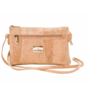 CB012N | Bent  Bree Llc Natural Cork Crossbody Bag with