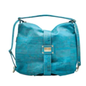 BP002S | Bent  Bree Llc Ira Convertible Cork Bag - Peacock