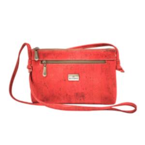 Bent CB012R Iris Cork Crossbody Red