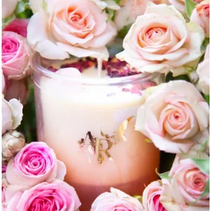 Celestial Symphony Awen Rose Love Candle - Rose Vanilla