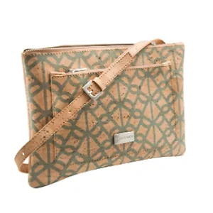 CB001P | Bent  Bree Llc Eton Handcrafted Cork Crossbody Bag