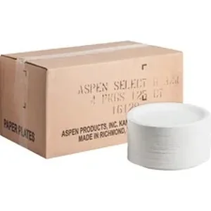 Ajm Packaging Corp. AJM Packaging Coated Paper Plates - 125