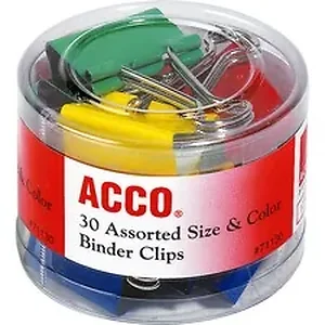 ACC 71130 | Acco Brands Acco Assorted Size Binder Clips