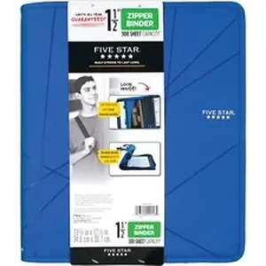 MEA 29058 | Acco Brands Five Star Round Ring 1/2 Zipper