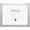 Burnes Home Accents Burnes Brushed Silver Document Frame -