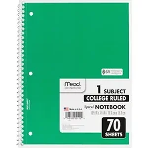 MEA 05512BD | Acco Brands Mead One-subject Spiral Notebook