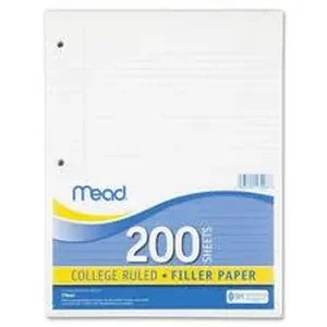 Acco Brands Mead Notebook Filler Paper - Letter - 200