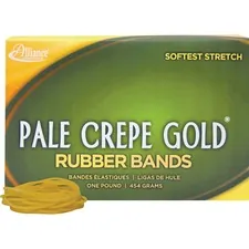 Alliance ALL 20165 20165 Pale Crepe Gold Rubber Bands - Size 16 - Appr