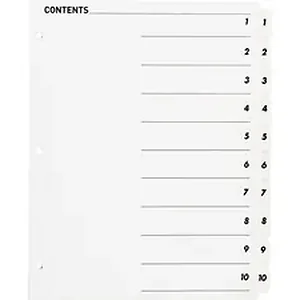 BSN 05854 | Business Source Business Source Table of