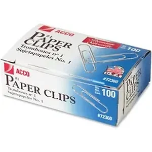 ACC 72360 | Acco Brands Acco Premium Paper Clips - No. 1