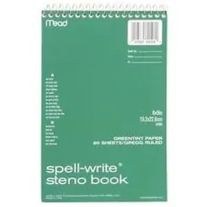 MEA 43080 | Acco Brands Mead Spell-Write Steno Book - 80