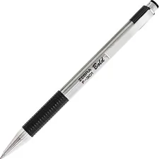 Zebra ZEB 27310 Pen F-301 Stainless Steel Ballpoint Pen - Bold Pen Poi