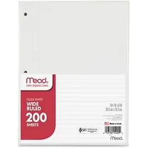 MEA 15200 | Acco Brands Mead 3-Hole Punched Wide-ruled