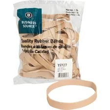 Business BSN 15727 Quality Rubber Bands - Size: 107 - 7 Length X 0.6 W