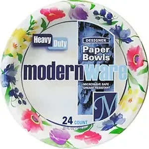 Ajm Packaging Corp. ModernWare Designer Paper Bowls - -