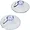 ACC 72461 | Acco Brands Acco Suction Cups with Hooks - 4 lb