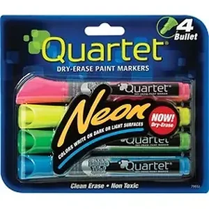 QRT 79551 | Acco Brands Quartet Neon Dry-Erase Markers