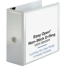 Business BSN 26965 Locking D-ring View Binder - 5 Binder Capacity - Le