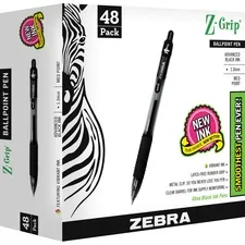 Zebra ZEB 22148 Pen Z-grip Retractable Ballpoint Pens - Medium Pen Poi