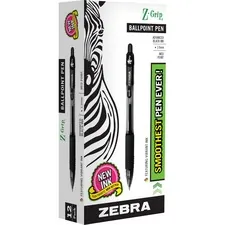 Zebra ZEB 22210 Pen Z-grip Retractable Ballpoint Pens - Medium Pen Poi