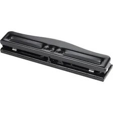 Business BSN 65645 3-hole Adjustable Paper Punch - 3 Punch Head(s) - 1