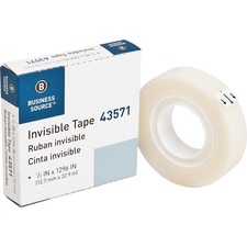 Business BSN 43571BX 12 Invisible Tape Refill Roll - 36 Yd Length X 0.