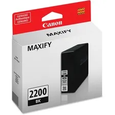 Original Canon 9291B001 Pgi-2200 Bk Ink Cartridge - Inkjet - 2500 Page