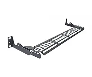 Panduit SRBPBL 19-inch Strain Relief Bar For Cable Management