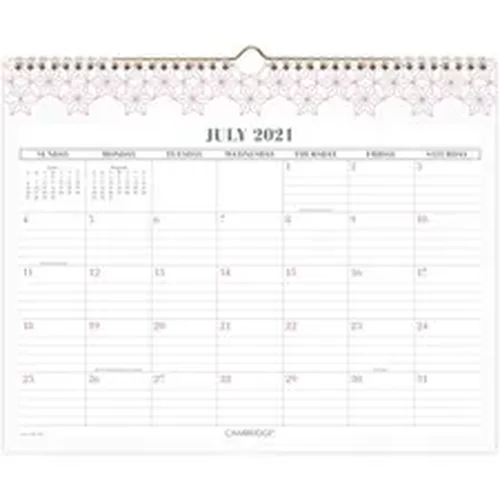 Acco Brands At-A-Glance WorkStyle Pink Academic Wall