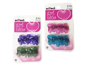 Bulk Buys Scunci Jumbo Rainbow Bow Salon Clip for Hair