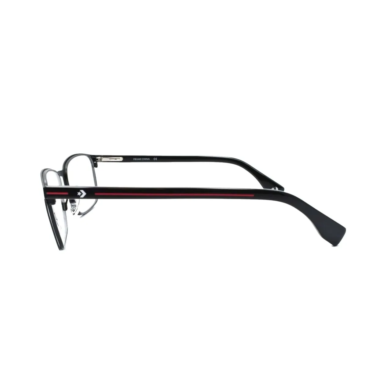 Converse A228 Black Square Men's Metal Eyeglasses