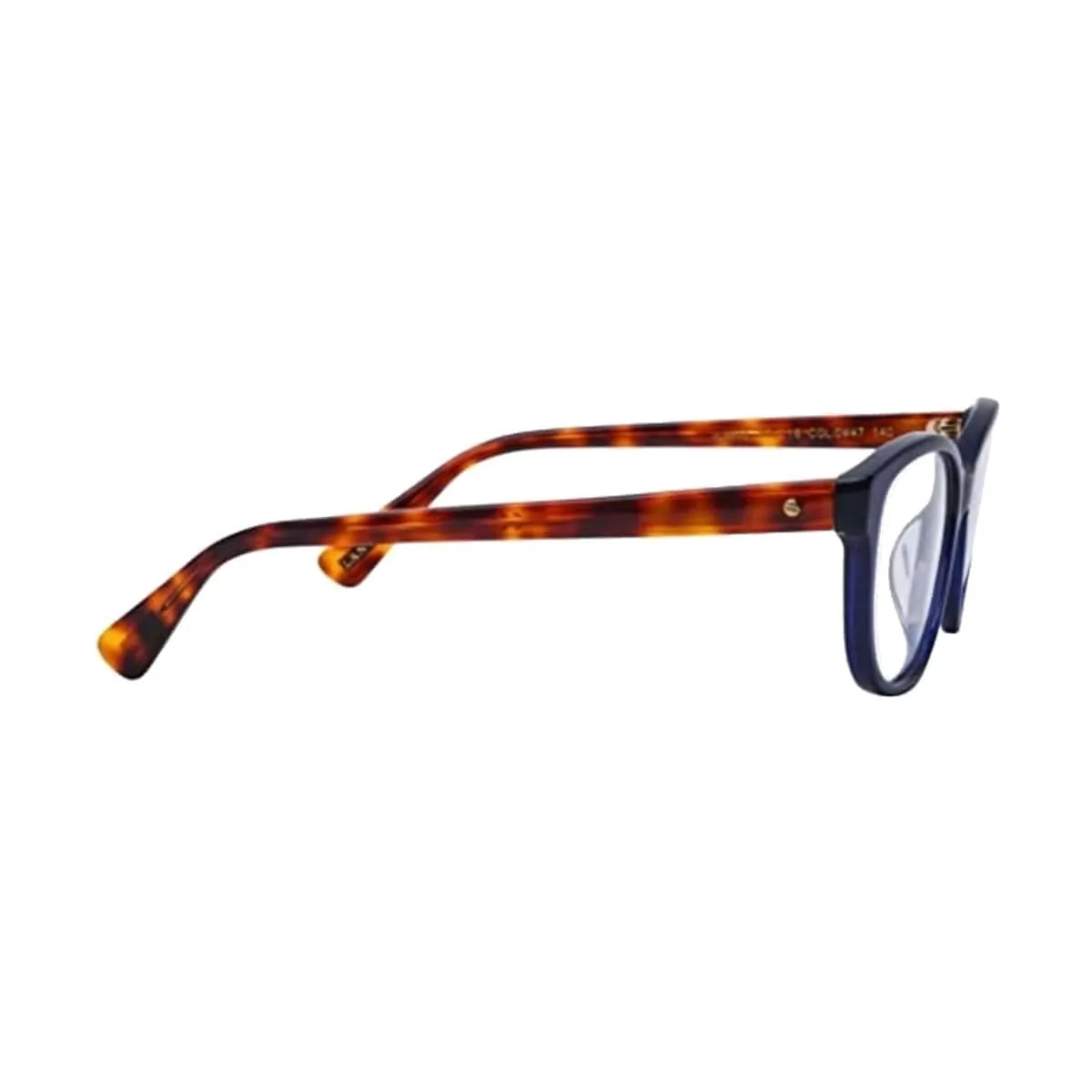 Lanvin VLN 662M-0W47 Vln 662m-0w47 Shiny Blue Square Women's Acetate E