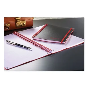 Mead Products Black n' Red Wirebound Semi - rigid Cover